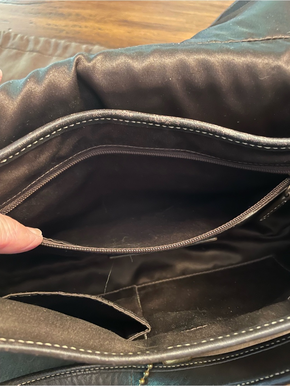 Coach Ergo Y2K Chocolate 24c Signature Flap Shoulder Bag 1257 - Picture 13 of 15